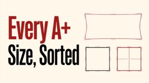 Every A+ Size, Sorted — Amazon A+ Content image sizes guide thumbnail by Lystiq Creative