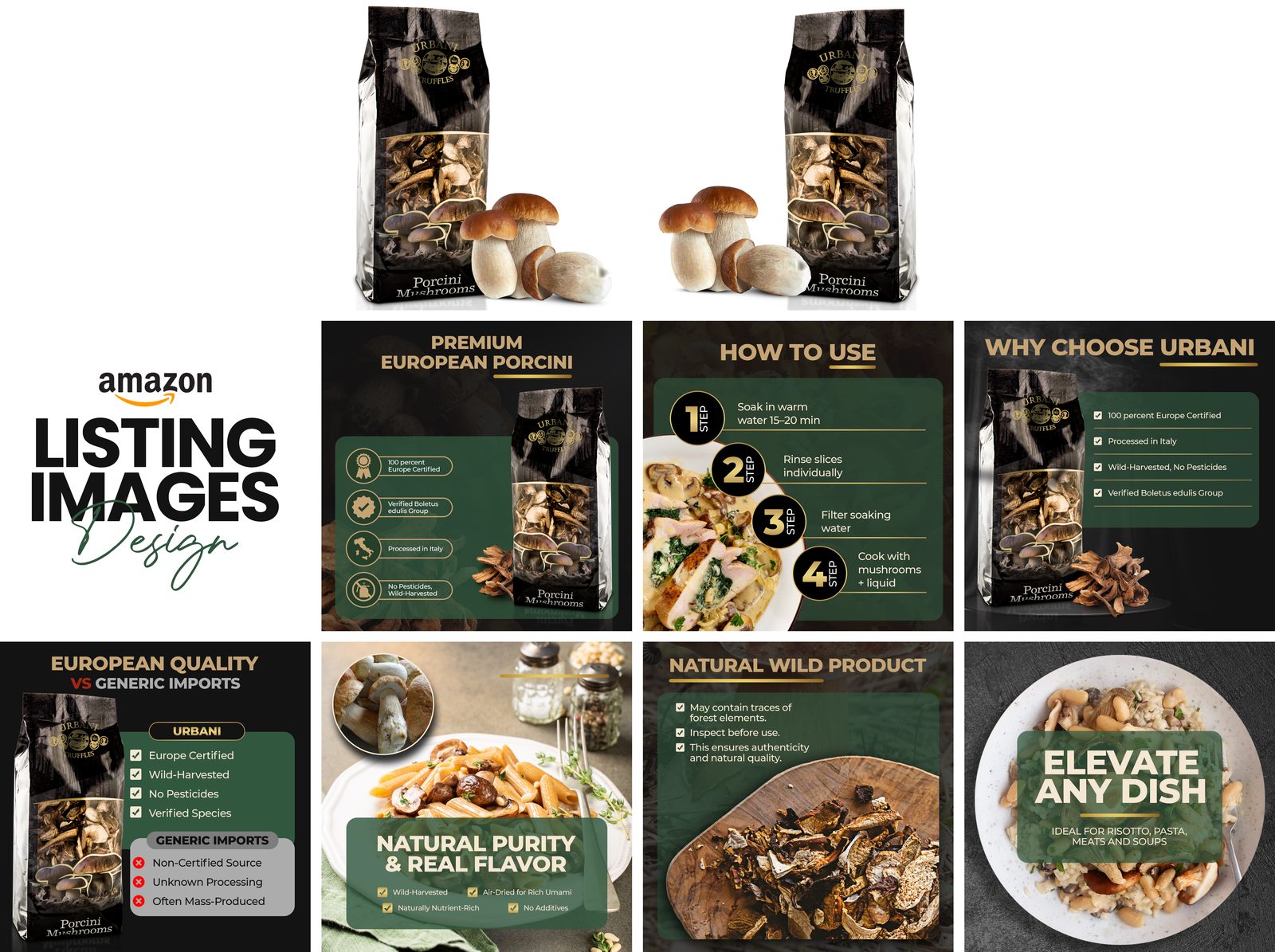 Amazon supplement listing image design by Lystiq Creative